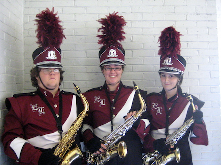Embarassing marching band picture.